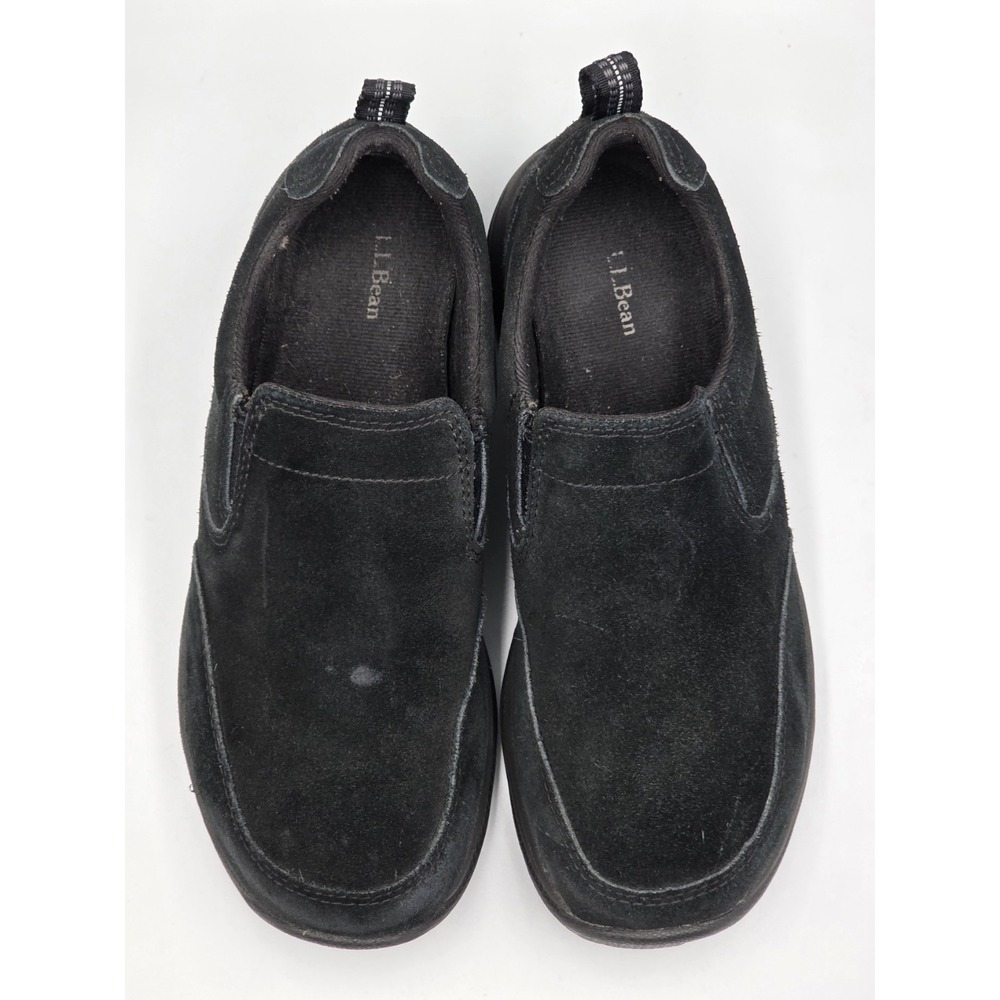 LL Bean Women's Comfort Mocs Shoe Brown Suede Slip On Loafers Size 7 Wide - Picture 8 of 12